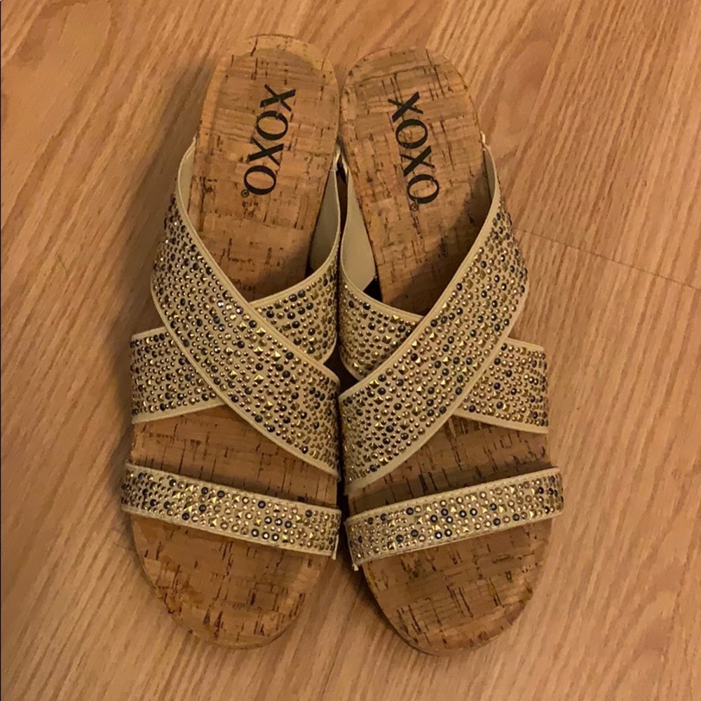 Xoxo wedge shoes 3 3/4 inch
